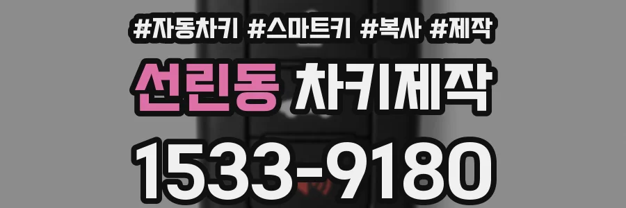 선린동 차키제작