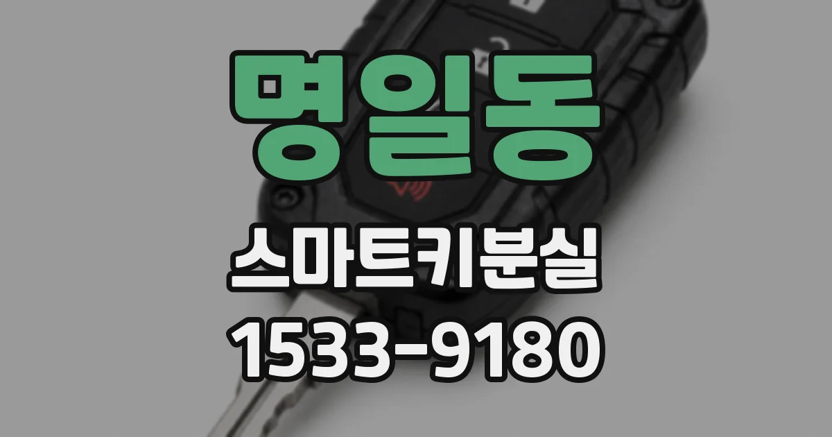 명일동 스마트키분실