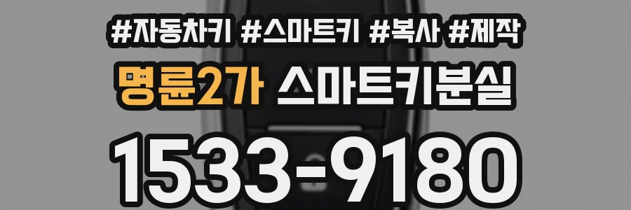 명륜2가 스마트키분실