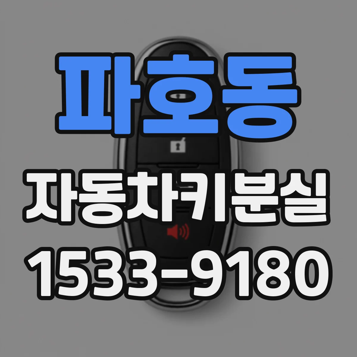 파호동 자동차키분실
