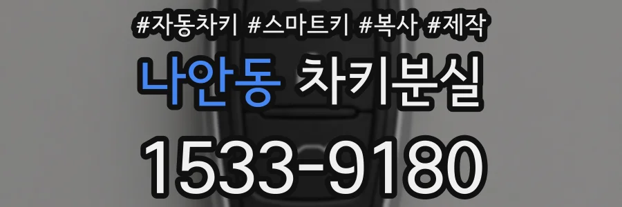 나안동 차키분실