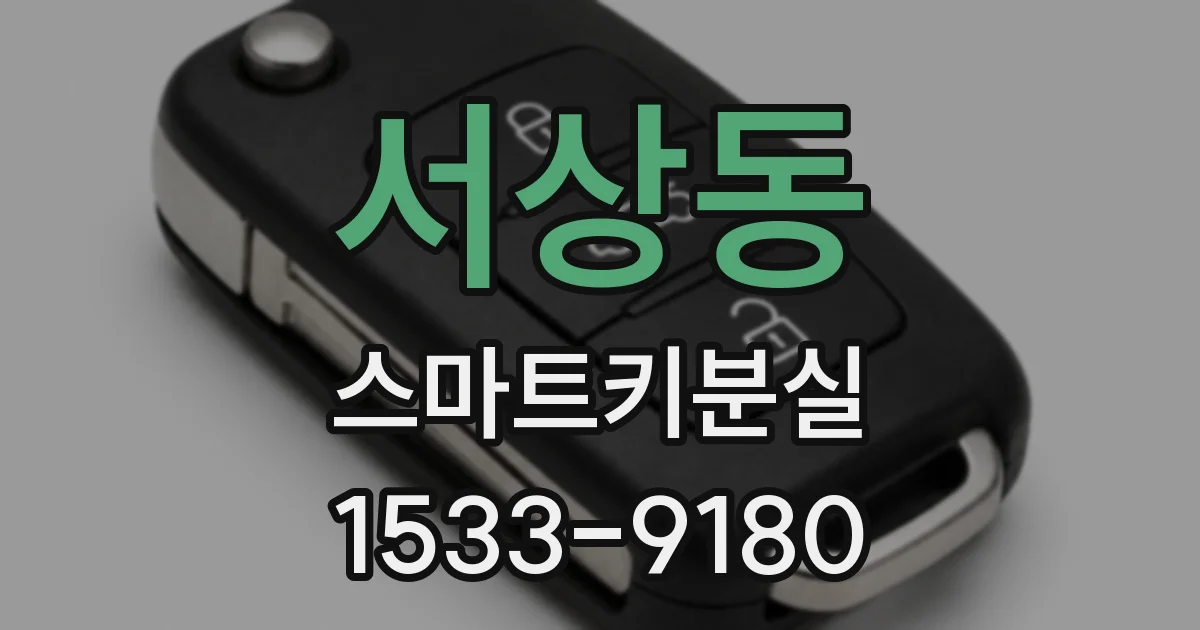 서상동 스마트키분실