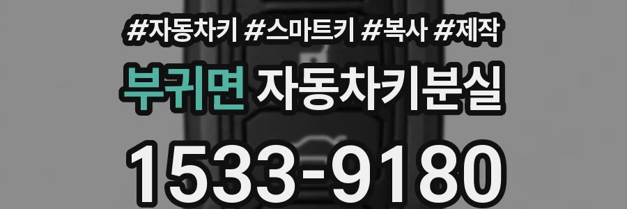 부귀면 자동차키분실