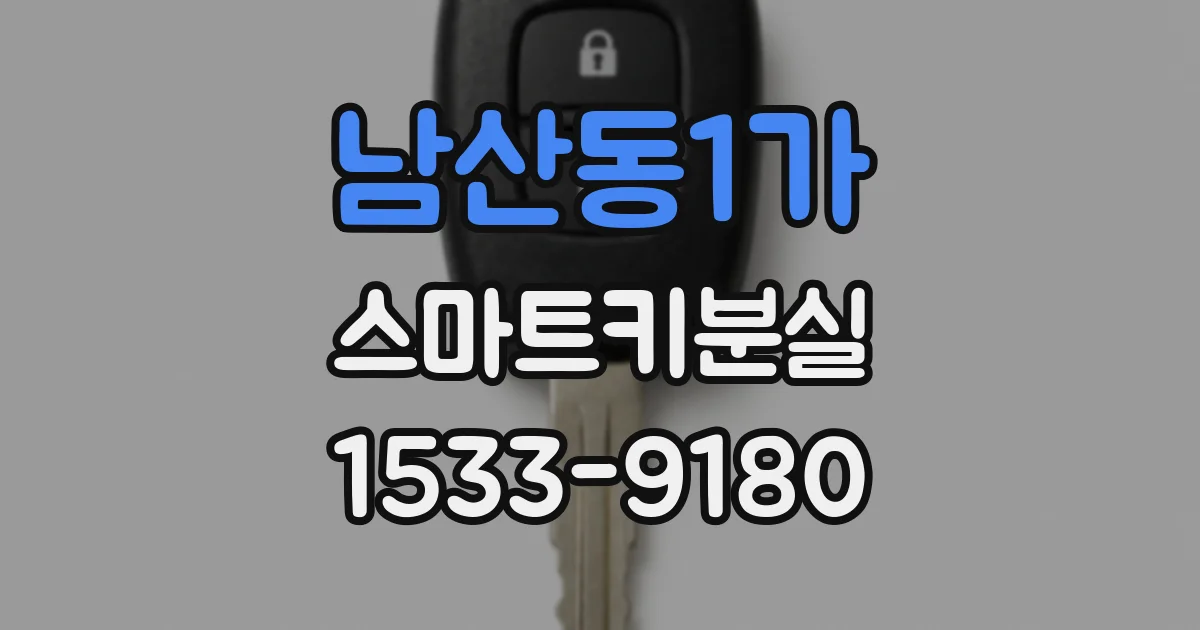 남산동1가 스마트키분실