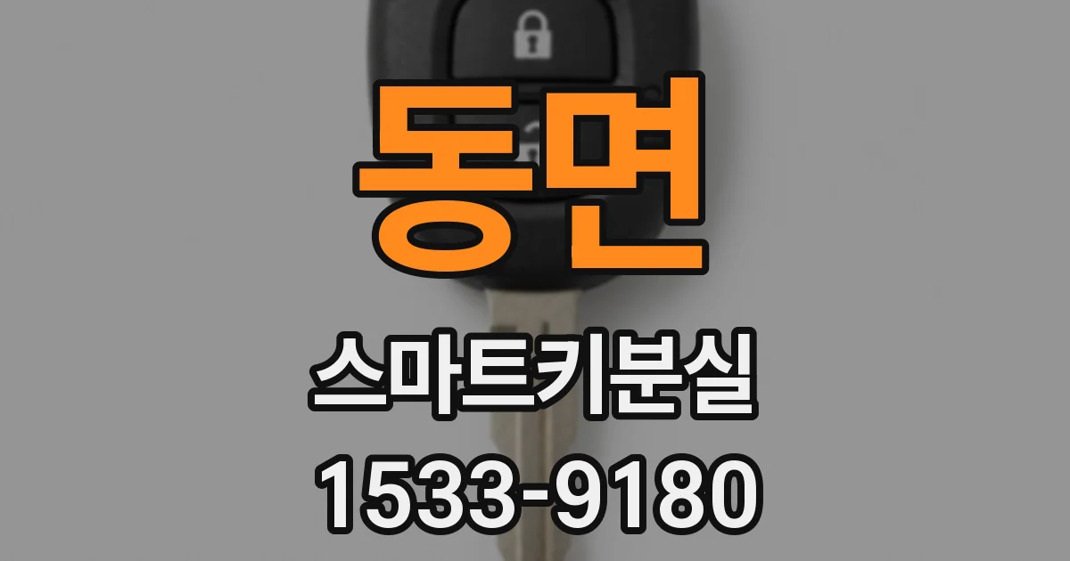 동면 스마트키분실