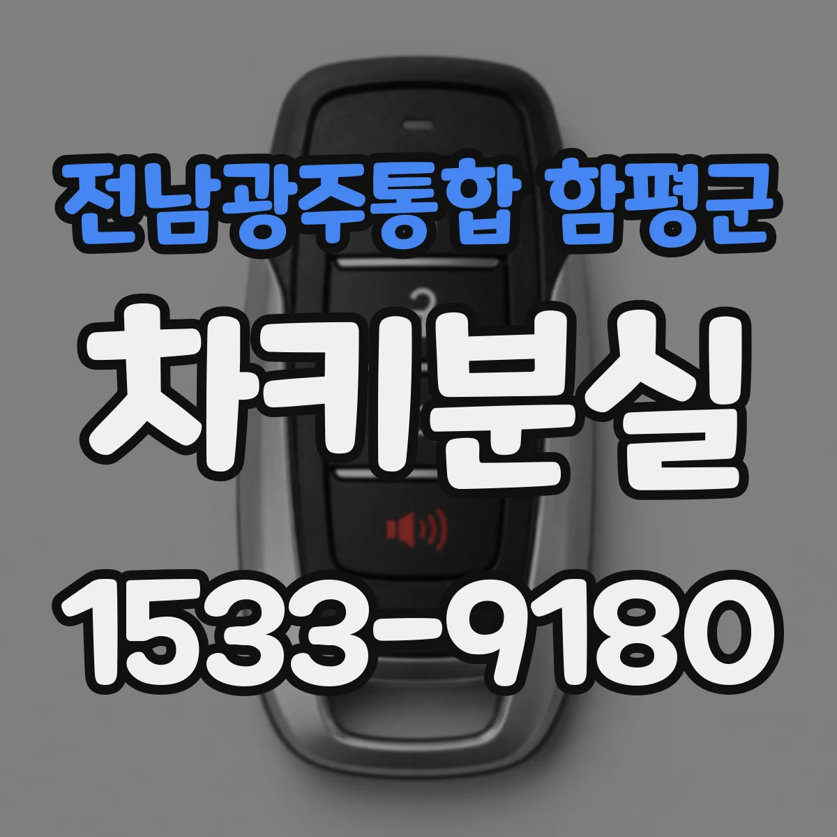 전남광주통합 함평군 차키분실