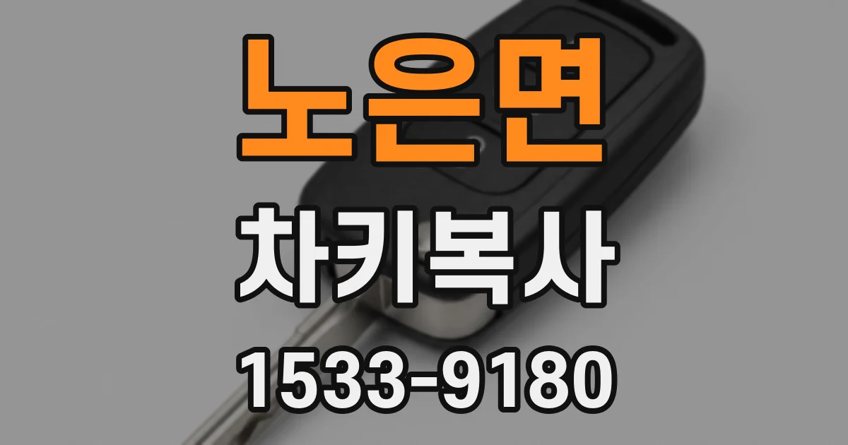 노은면 차키복사