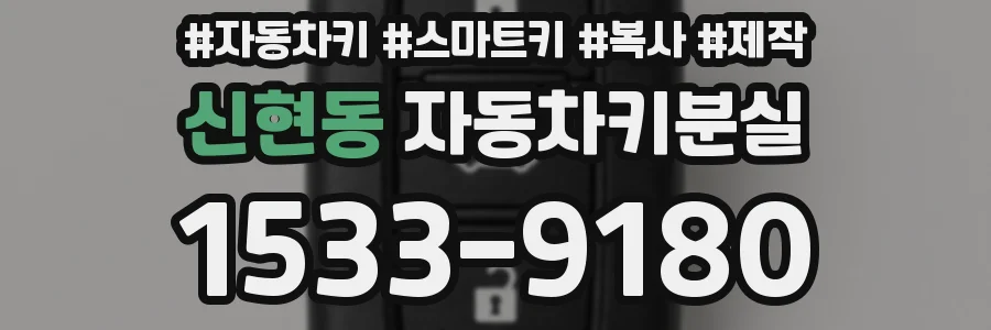 신현동 자동차키분실