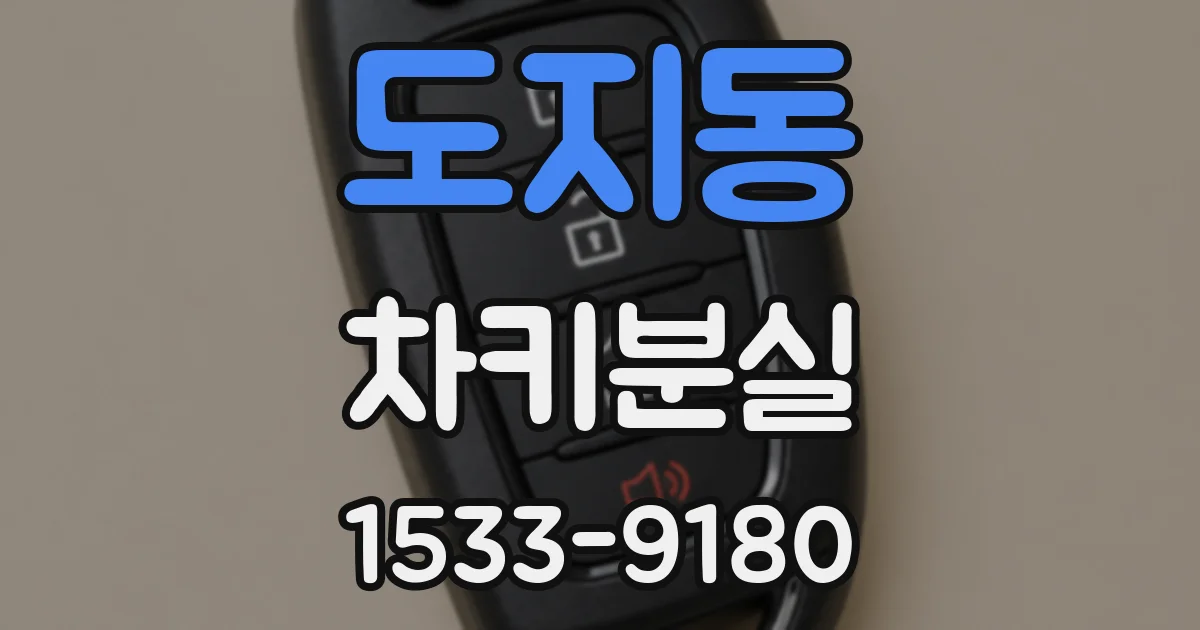 도지동 차키분실