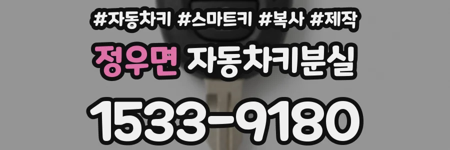정우면 자동차키분실
