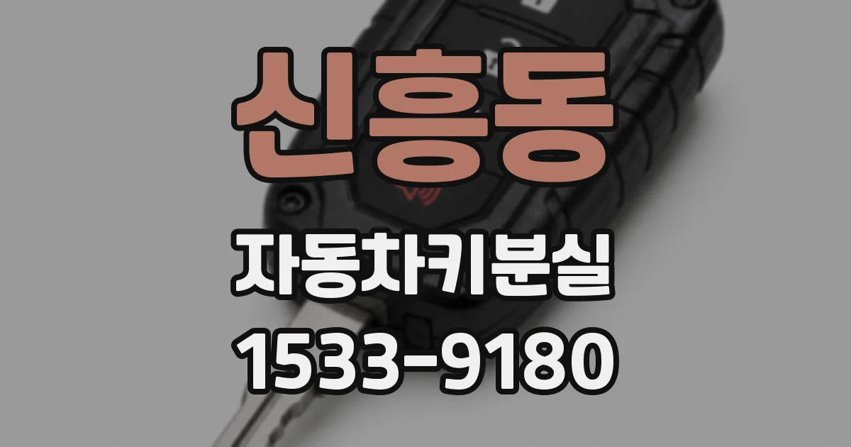 신흥동 자동차키분실