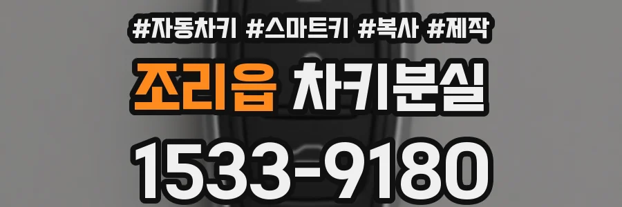 조리읍 차키분실