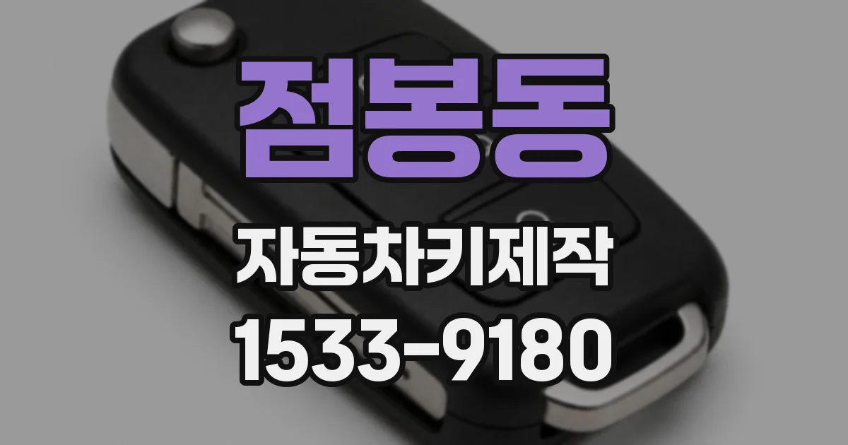 점봉동 자동차키제작