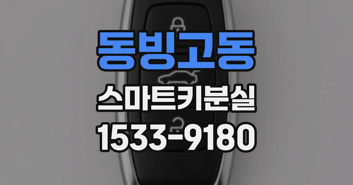 동빙고동 스마트키분실