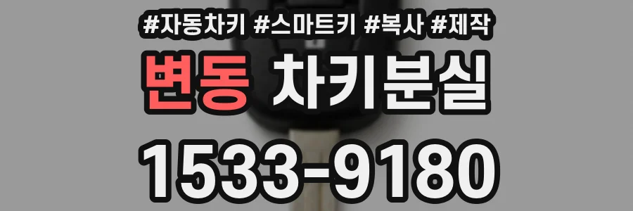 변동 차키분실