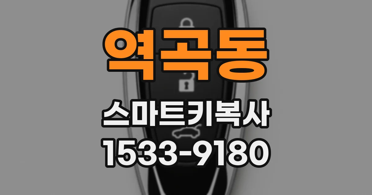 역곡동 스마트키복사