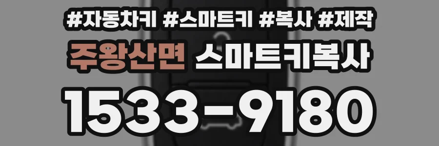 주왕산면 스마트키복사