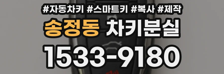 송정동 차키분실