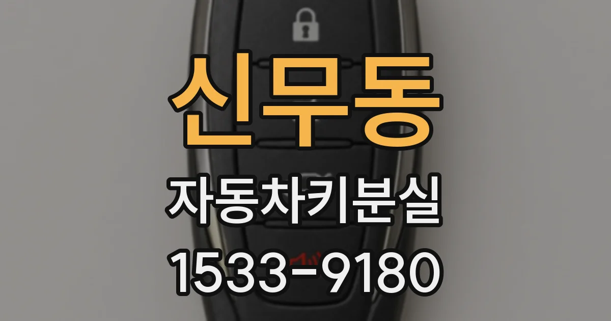 신무동 자동차키분실