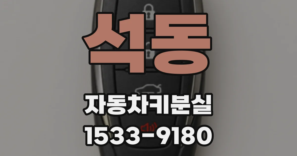 석동 자동차키분실