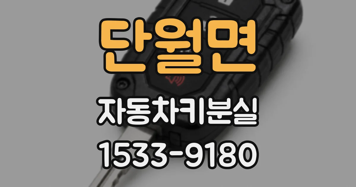 단월면 자동차키분실