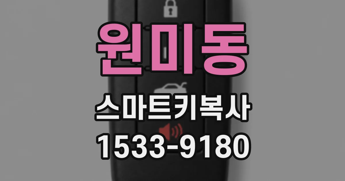 원미동 스마트키복사