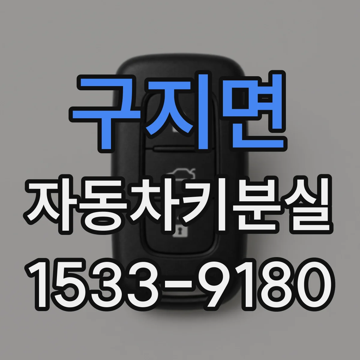 구지면 자동차키분실