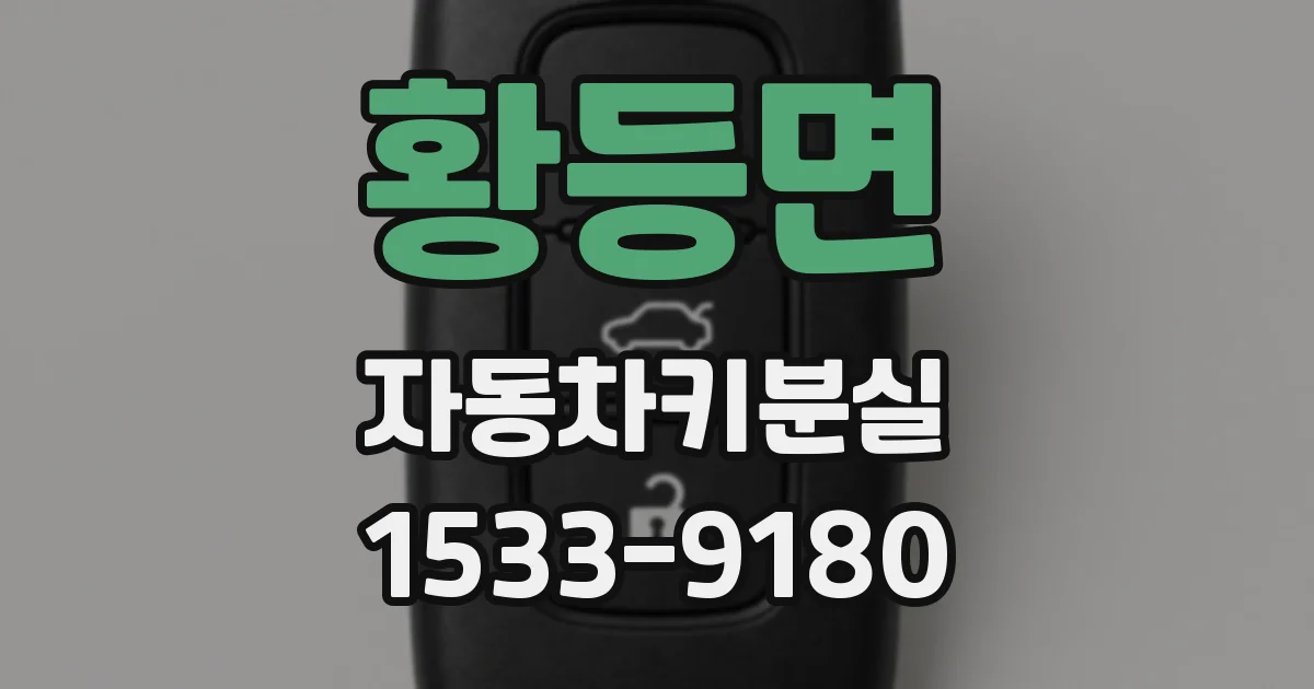 황등면 자동차키분실