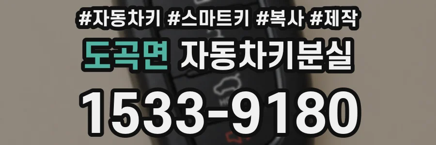 도곡면 자동차키분실
