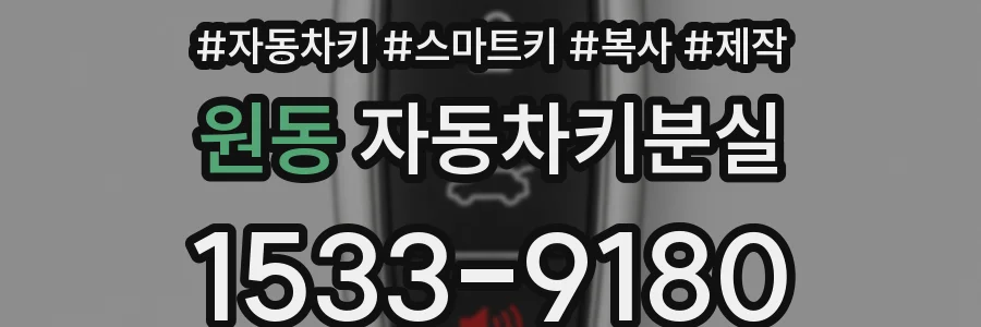 원동 자동차키분실