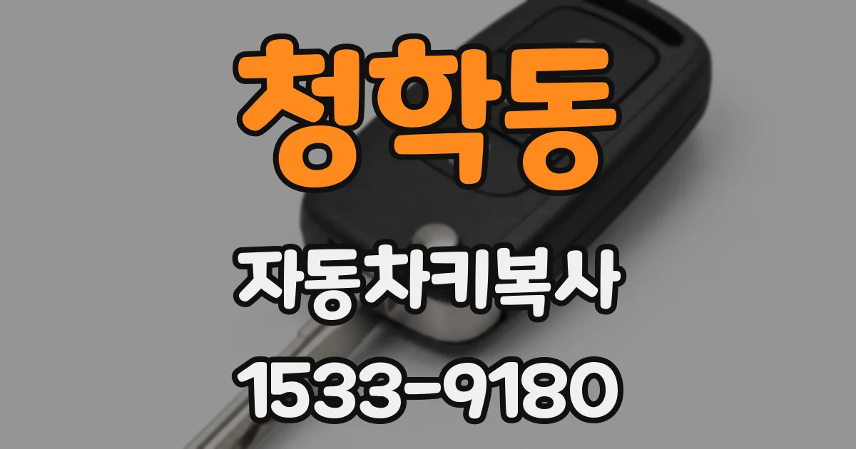 청학동 자동차키복사