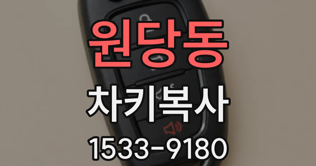 원당동 차키복사