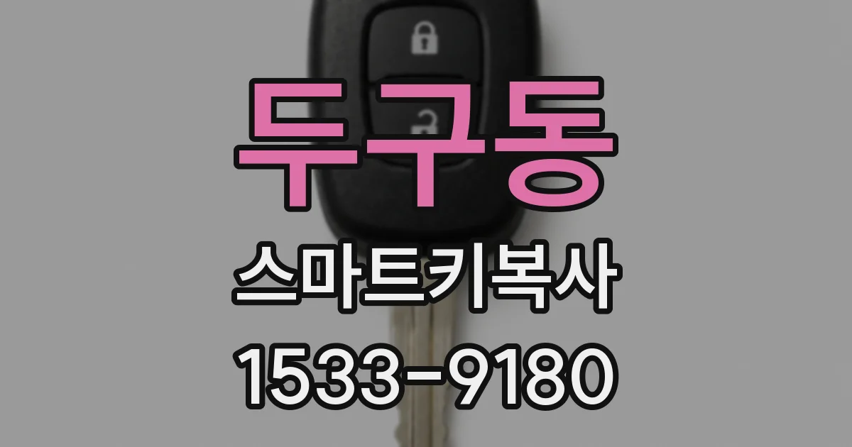 두구동 스마트키복사
