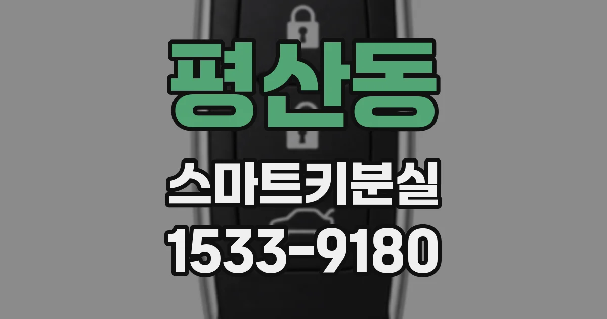 평산동 스마트키분실