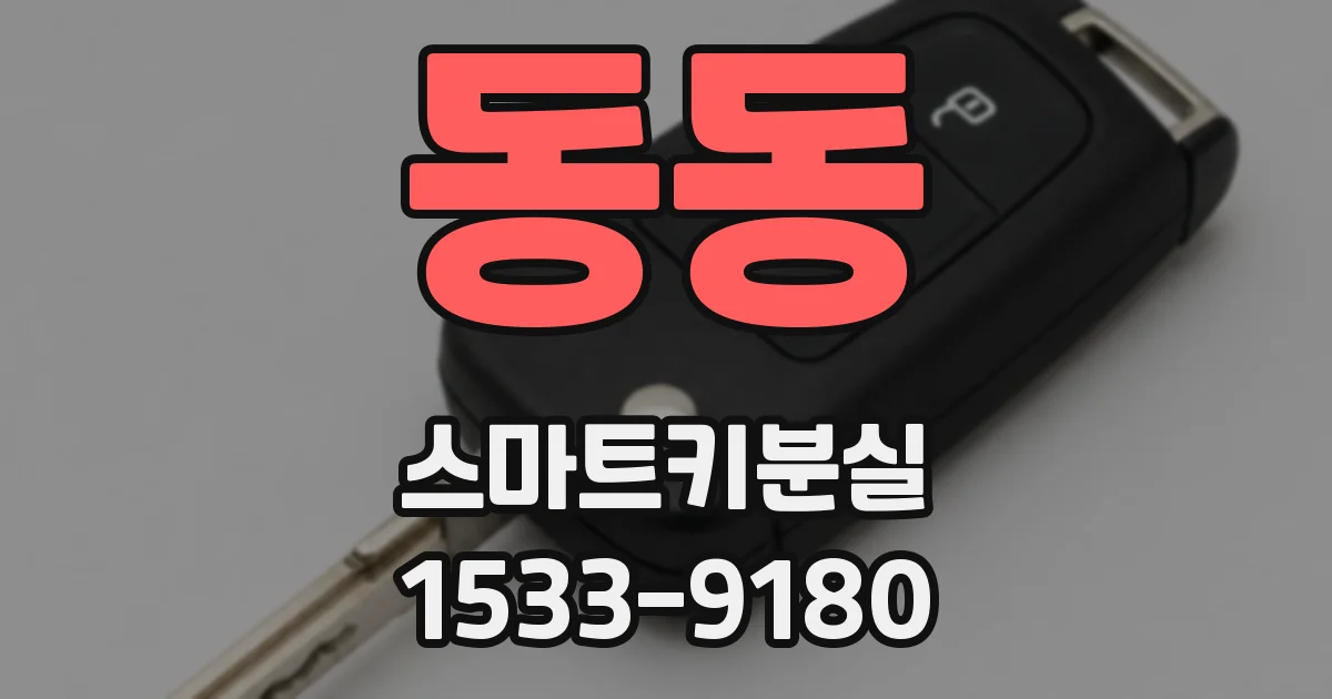 동동 스마트키분실