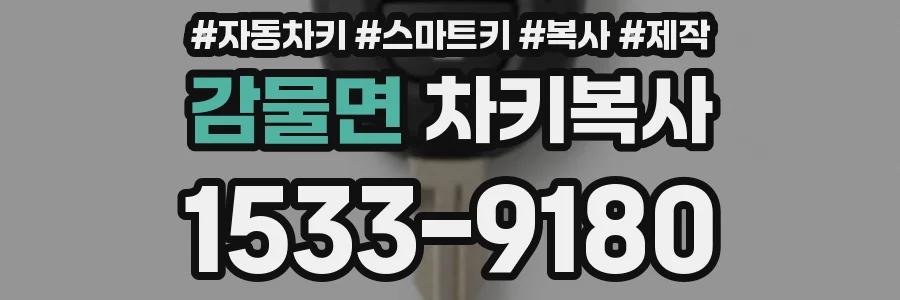 감물면 차키복사
