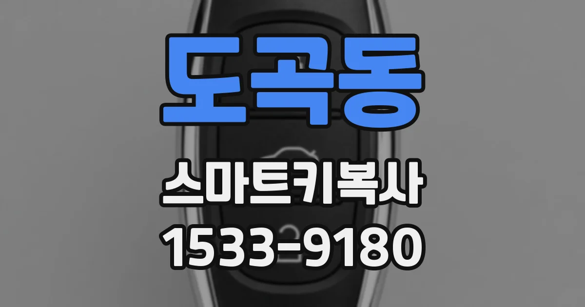 도곡동 스마트키복사