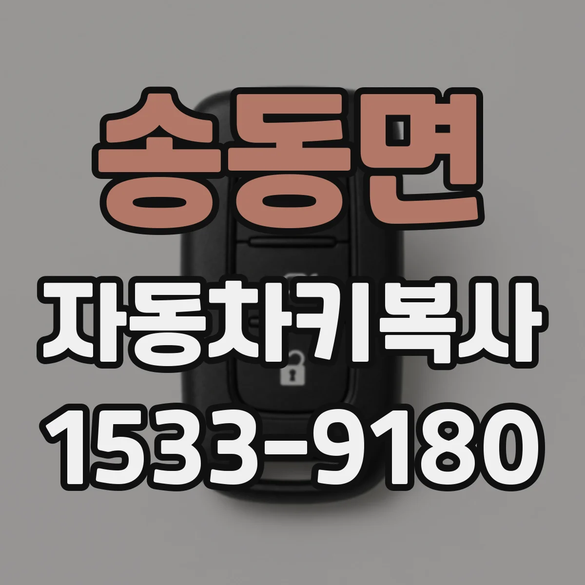 송동면 자동차키복사