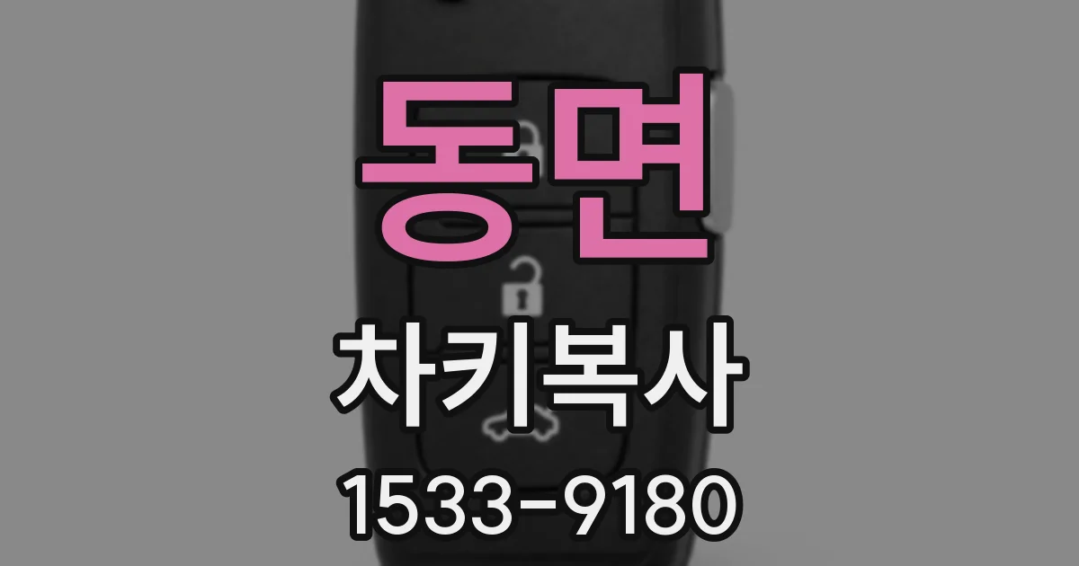 동면 차키복사