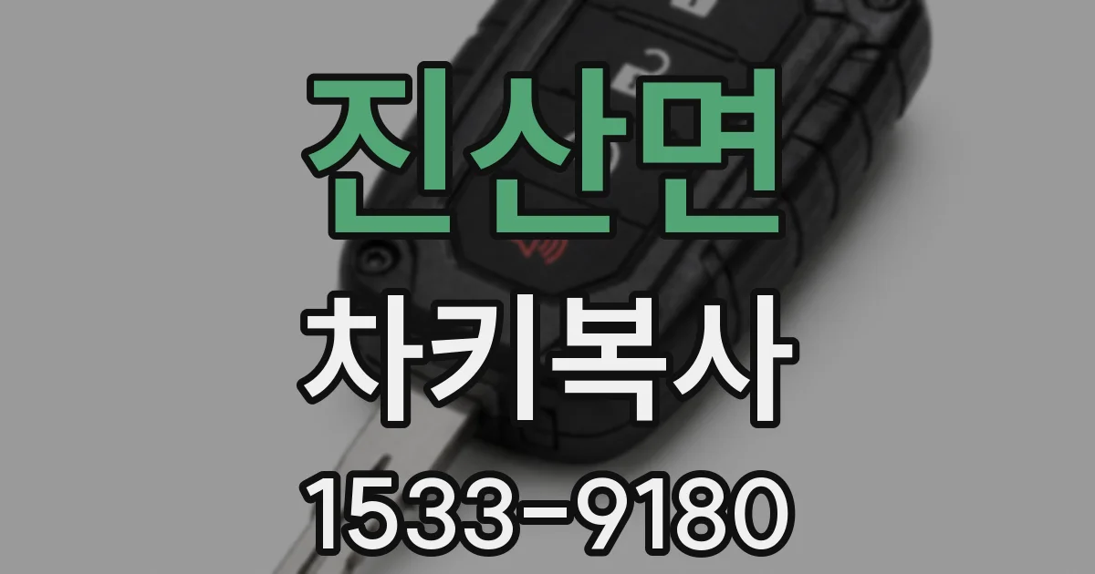 진산면 차키복사