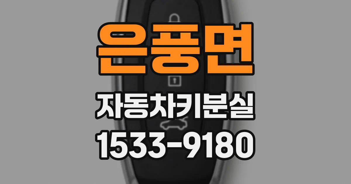 은풍면 자동차키분실
