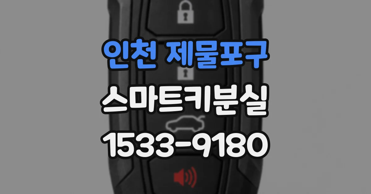 인천 제물포구 스마트키분실