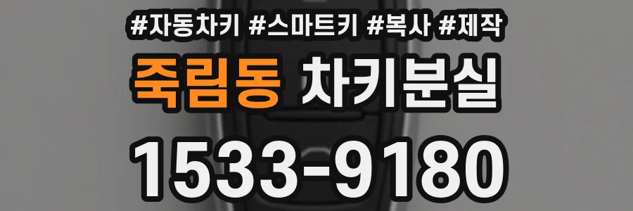 죽림동 차키분실