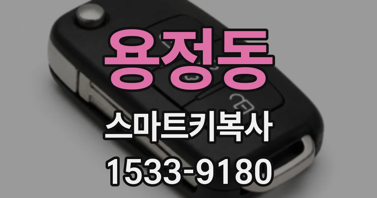용정동 스마트키복사