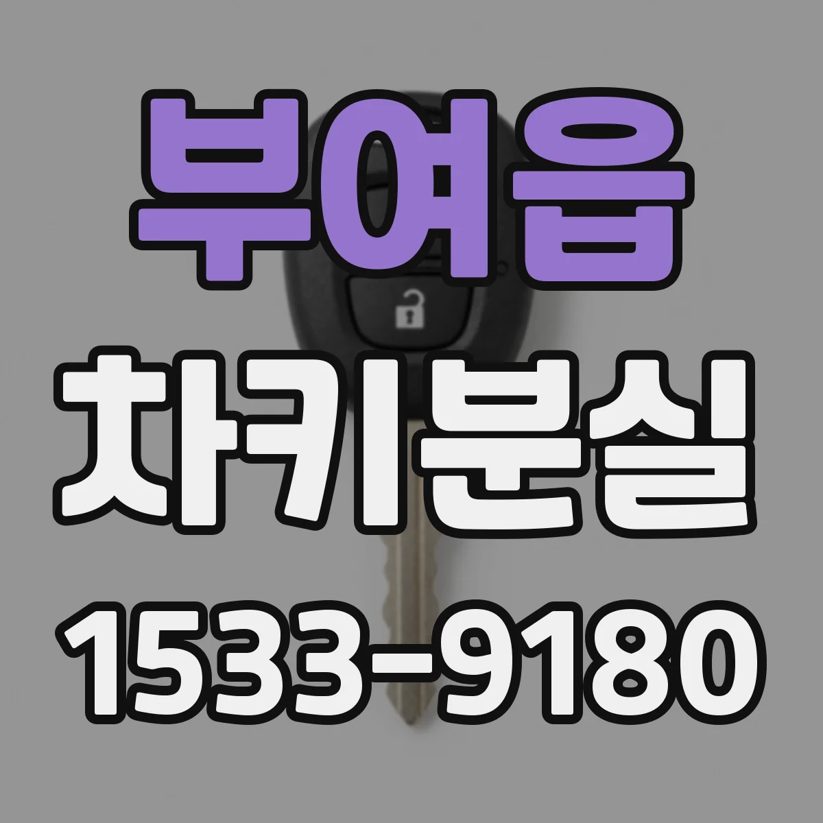부여읍 차키분실