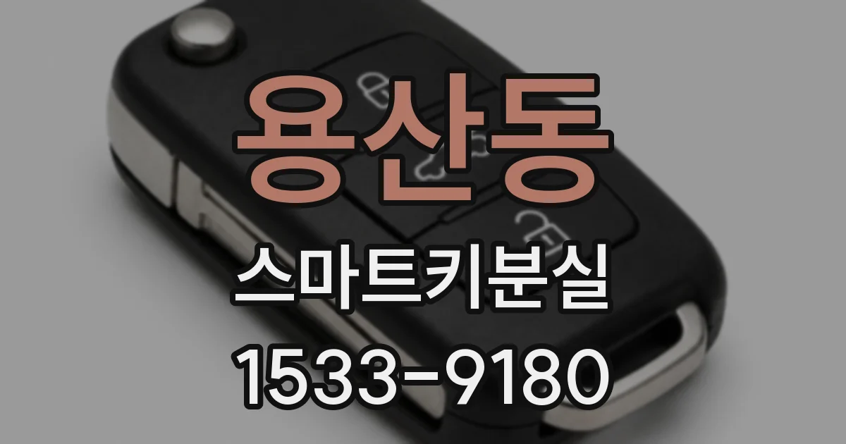 용산동 스마트키분실