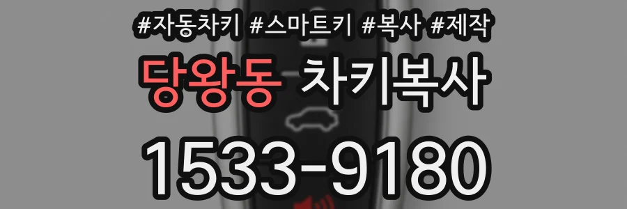 당왕동 차키복사