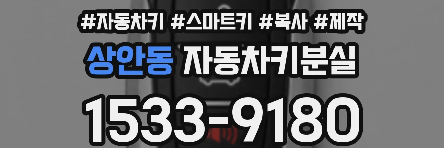 상안동 자동차키분실