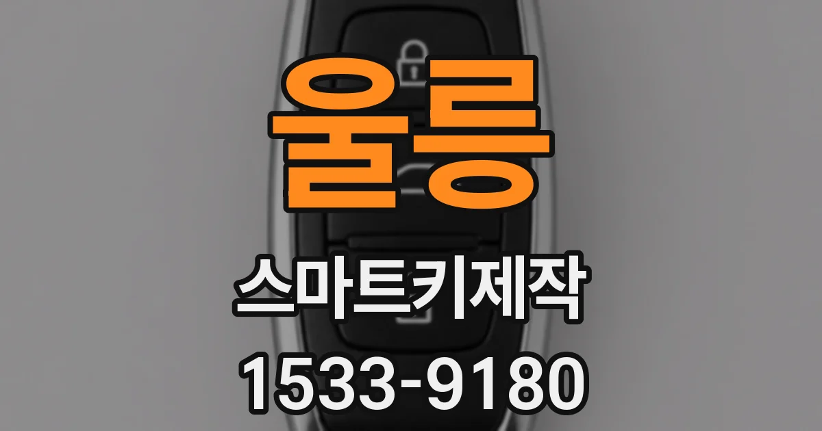 울릉 스마트키제작