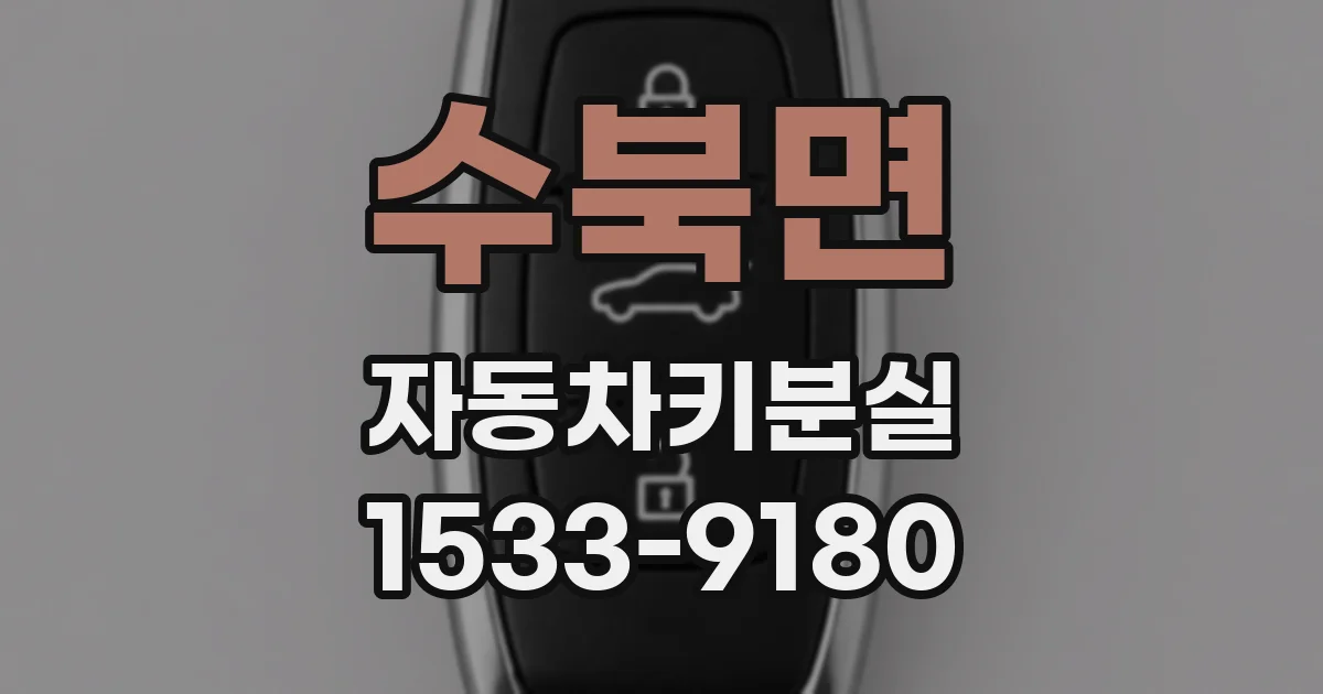 수북면 자동차키분실